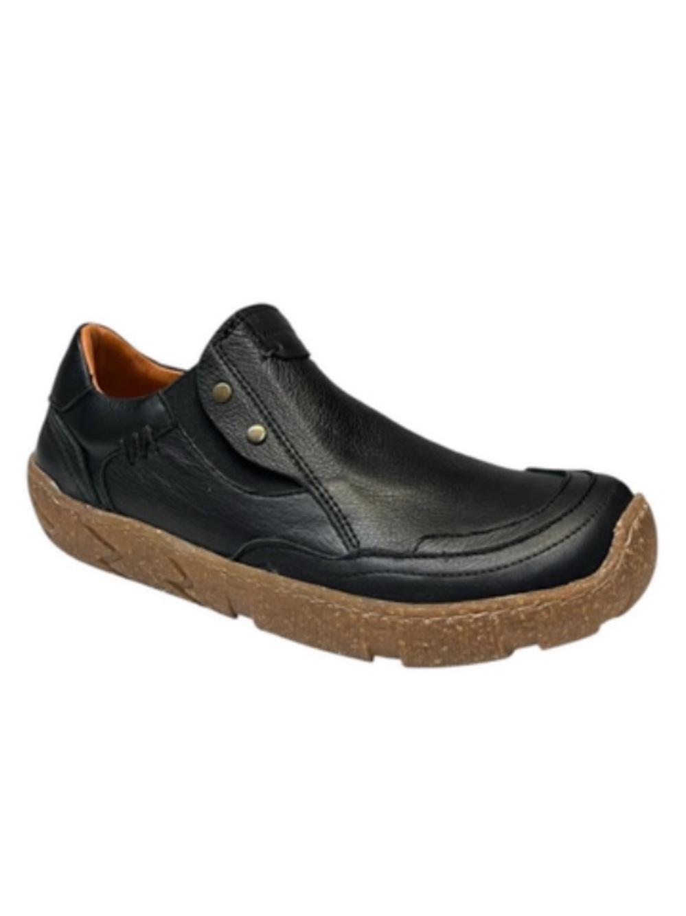 Roamers Enid Black Leather Athletic Shoes | 38